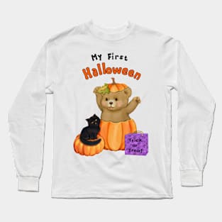 First Halloween Teddybear Long Sleeve T-Shirt